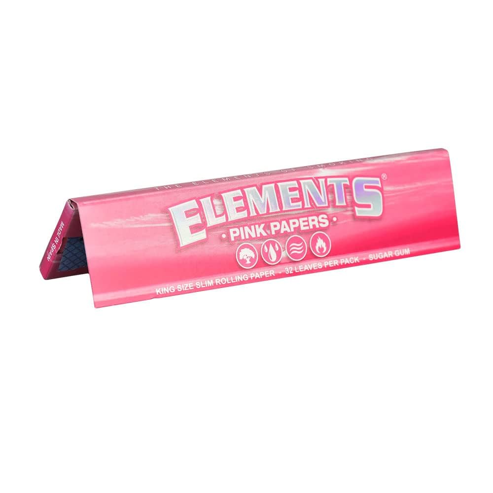 Elements Pink Papers King Size