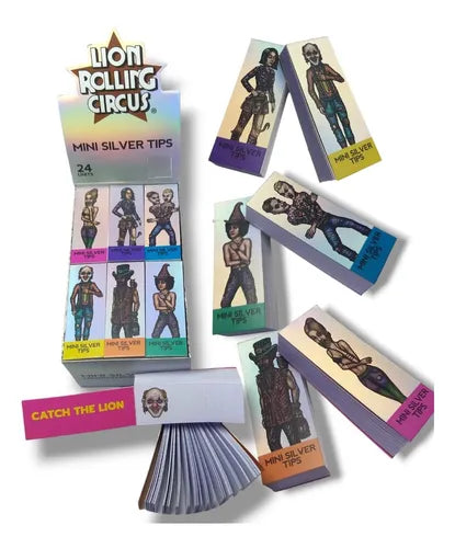 LION ROLLING CIRCUS MINI SILVER TIPS