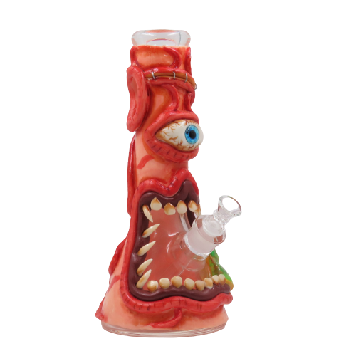 Green tongue monster bong