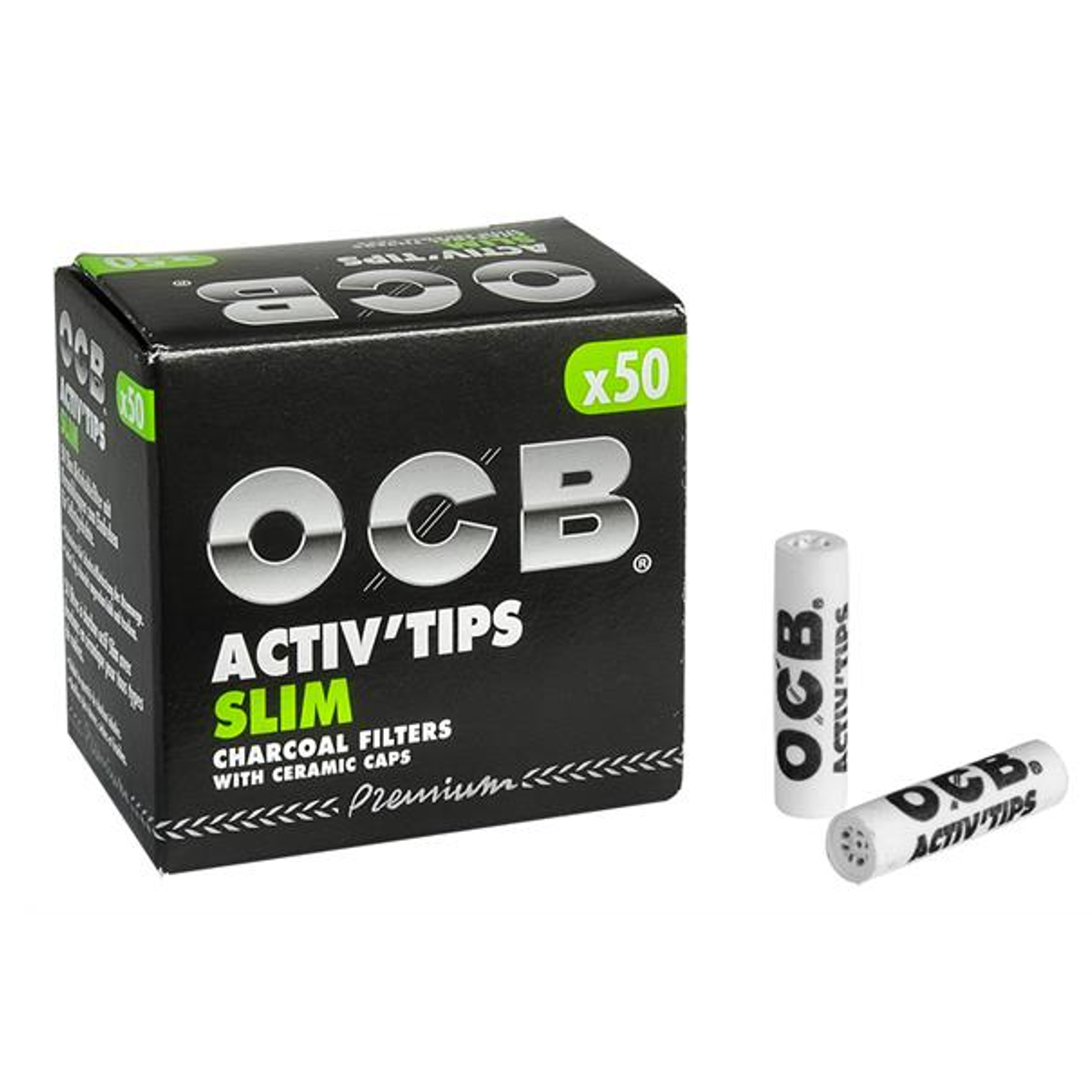 FILTROS OCB SLIM ACTIV’TIPS x 50