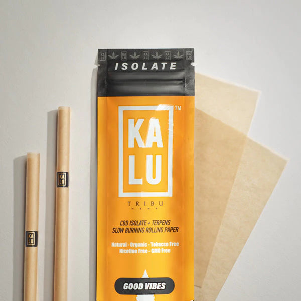 Tribu Hemp KALU CBD Isolate + Terpenes - Papel de liar premium