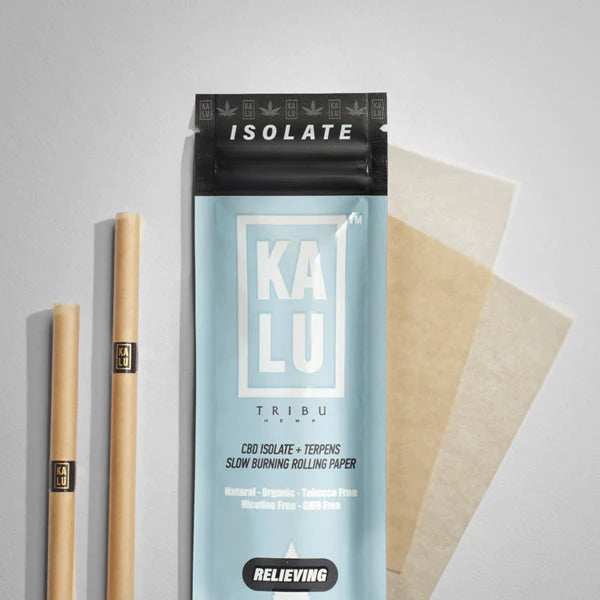 Tribu Hemp KALU CBD Isolate + Terpenes - Papel de liar premium