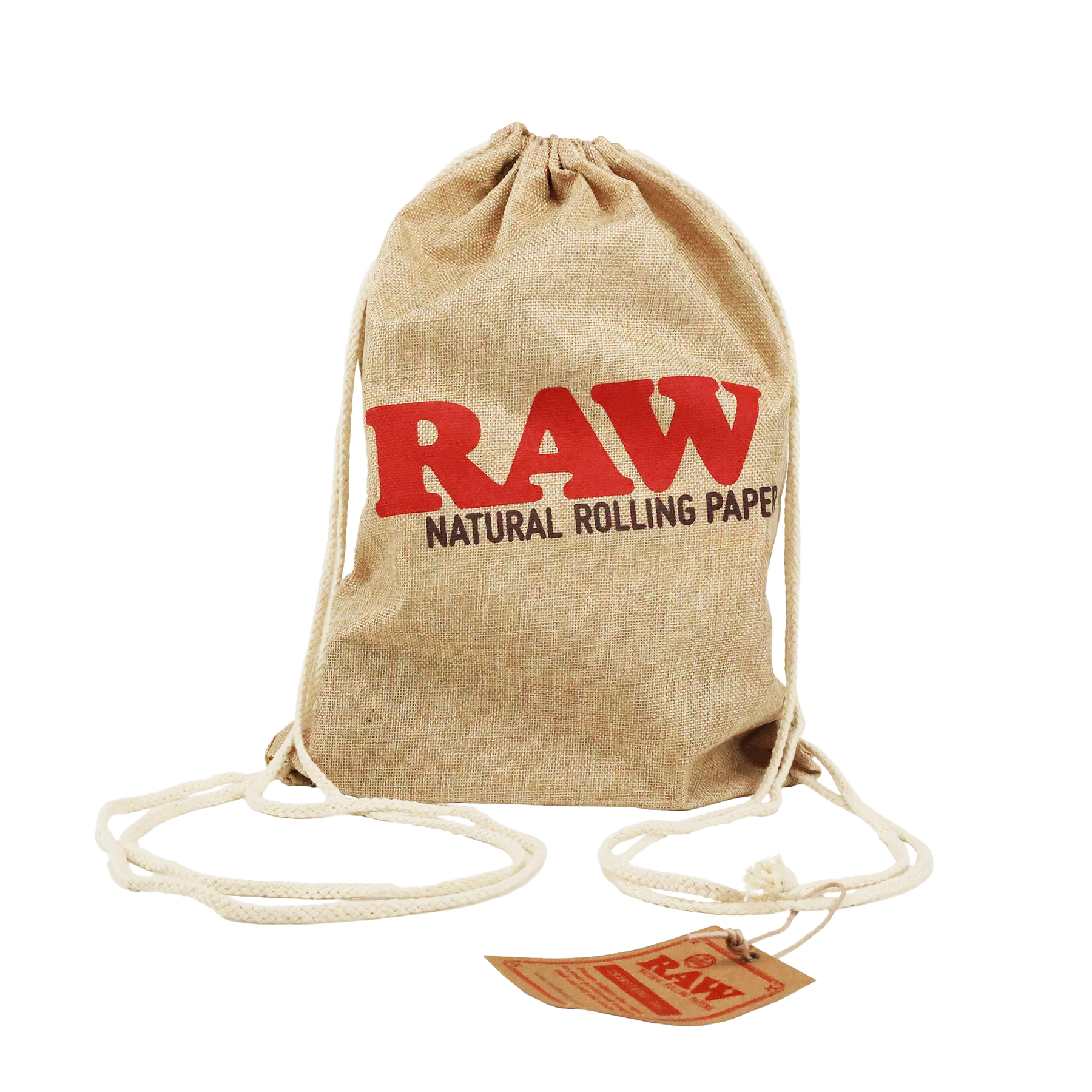 RAW DRAWSTRING BAG