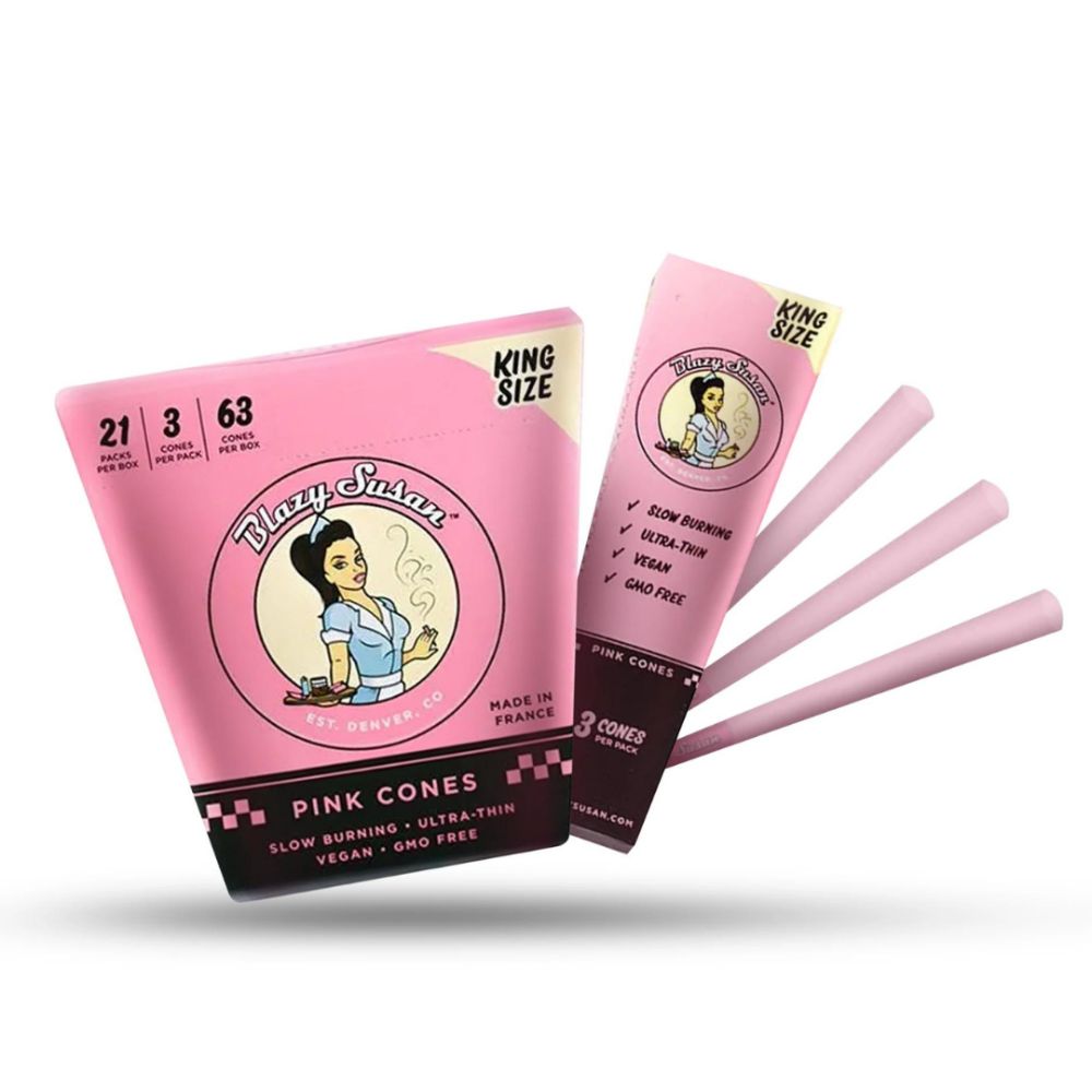 BLAZY SUSAN PINK CONES KING SIZE