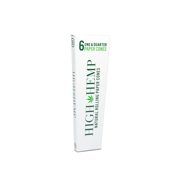 High Hemp Cones 1 1/4 Size (6 Pack)