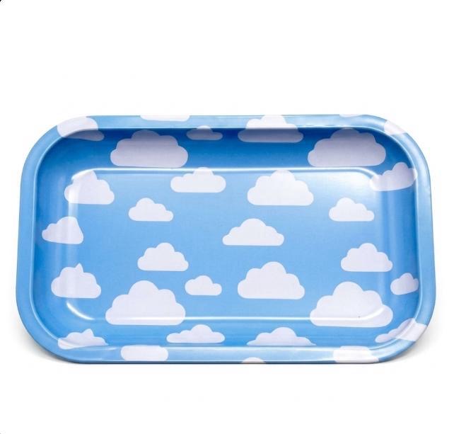 BANDEJA METÁLICA DISEÑOS DE NUBES