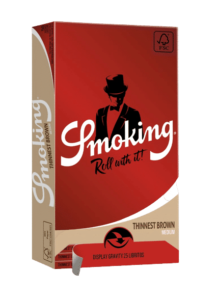 Papel para Liar Smoking Thinnest Brown Medium