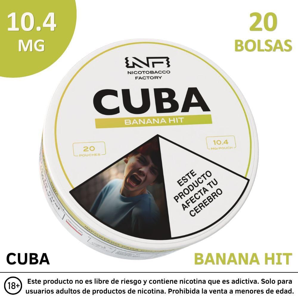 Pouches de Nicotina CUBA 10,4 mg – 20 Unidades