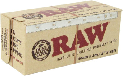 RAW Rollo Papel Pergamino Sin Refinar 10 cm x 4m