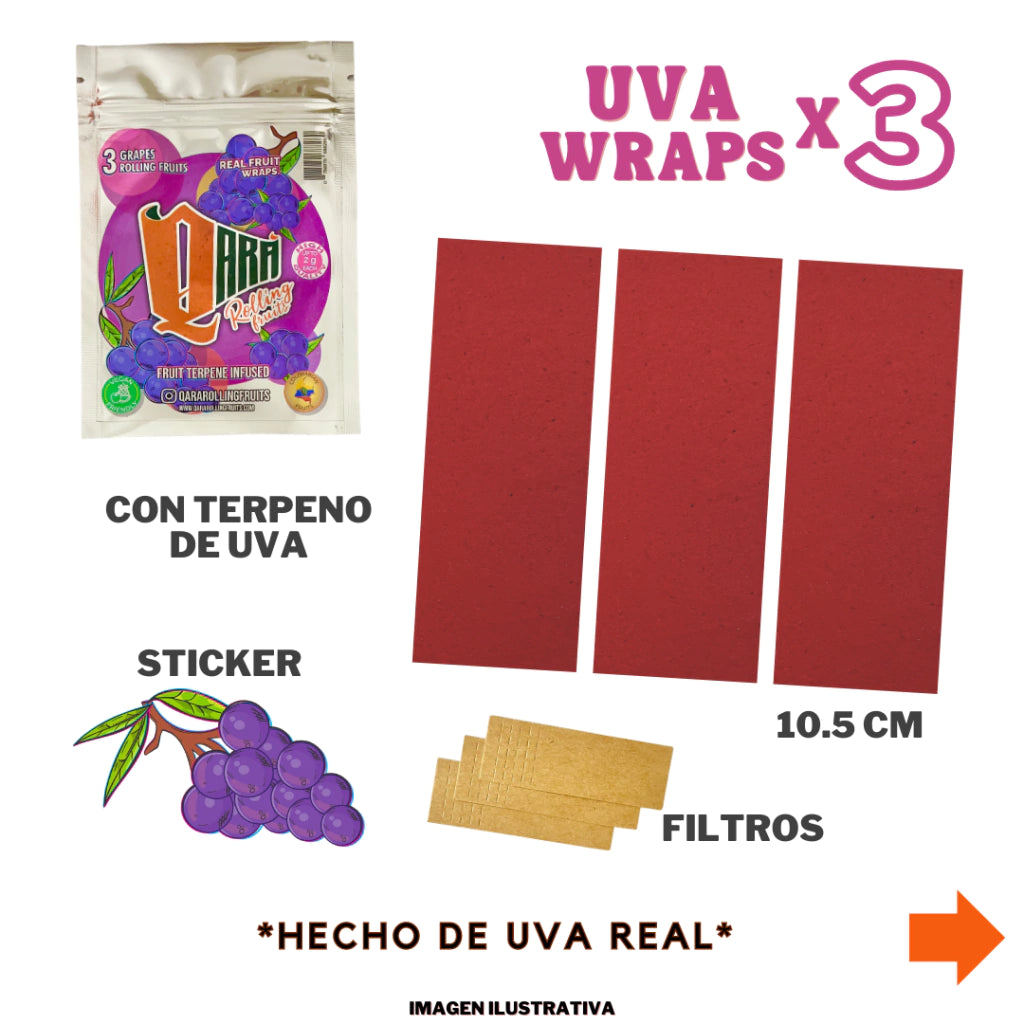 Qara Rolling Fruits King Size x3