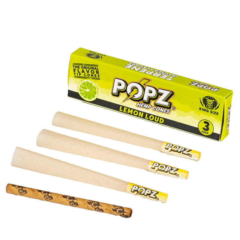 POPZ HEMP CONES LEMON LOUD