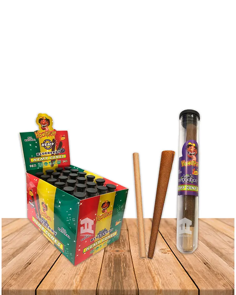 Honey Puff Hemp Cone 98 MM