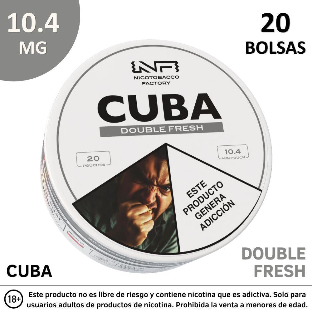Pouches de Nicotina CUBA 10,4 mg – 20 Unidades