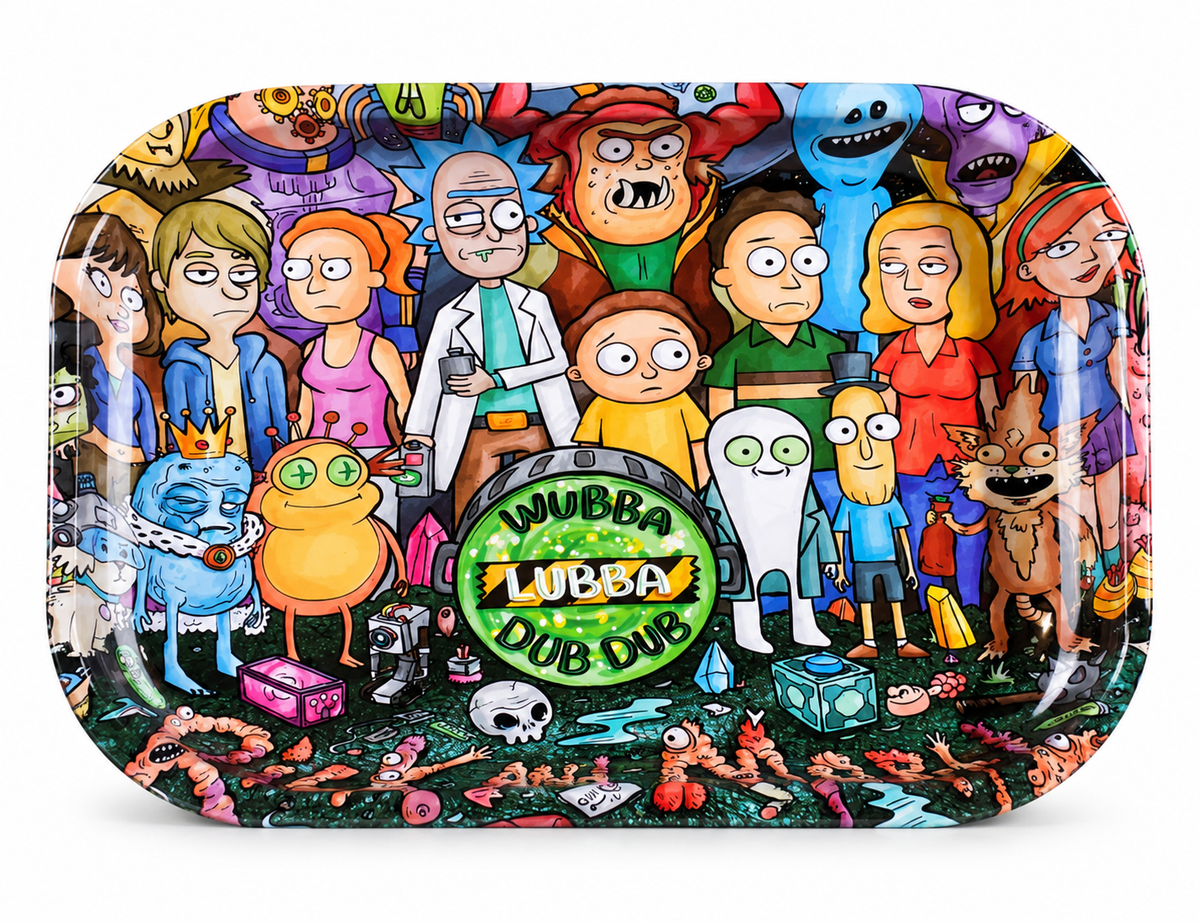 Bandeja Rick & Morty Wuubba Lubba 14 x 18 cm