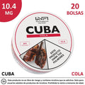 Pouches de Nicotina CUBA 10,4 mg – 20 Unidades