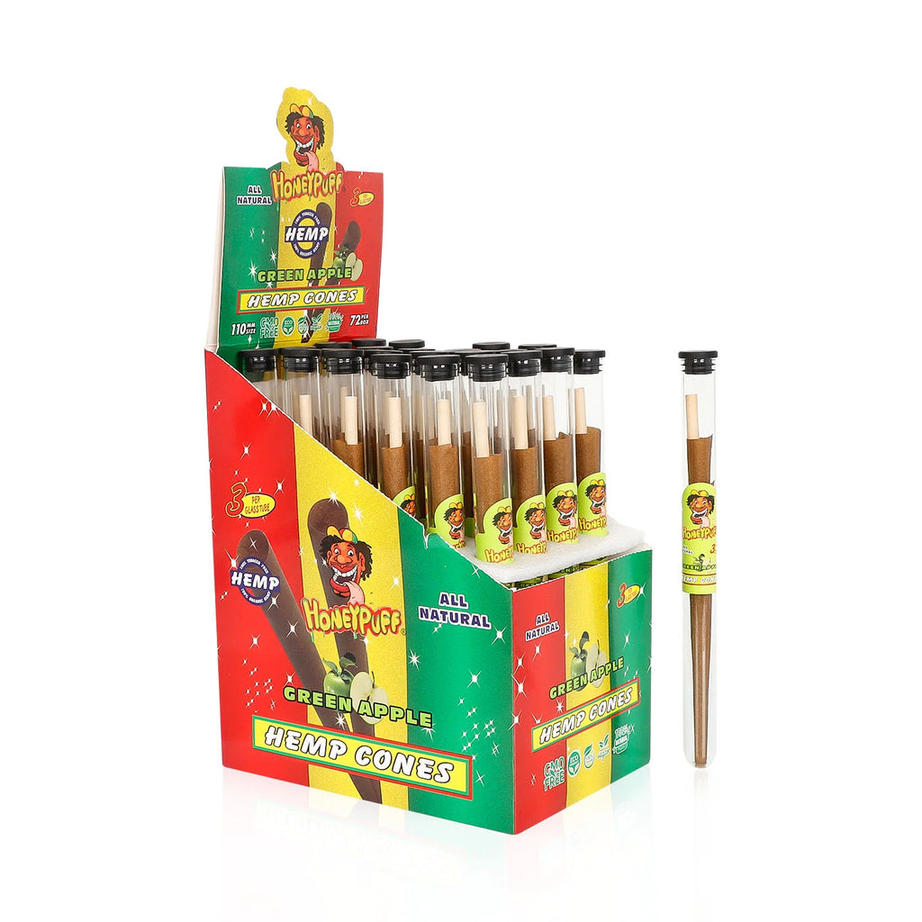 Honey Puff Hemp Cone 98 MM