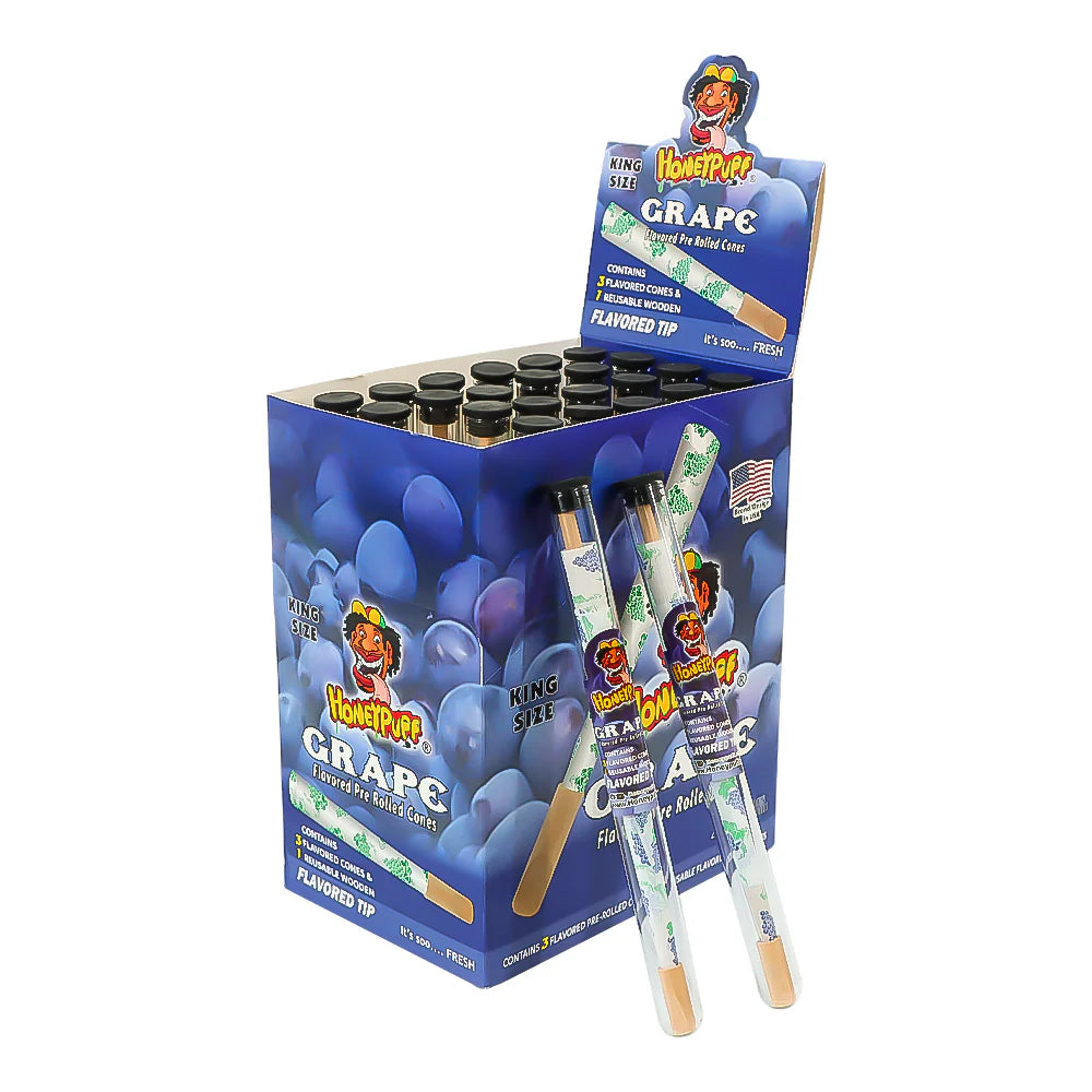HONEYPUFF GRAPE CONES + FLAVORED TIP