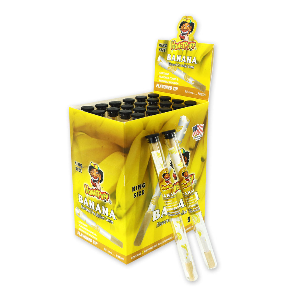 HONEYPUFF BANANA CONES + FLAVORED TIP