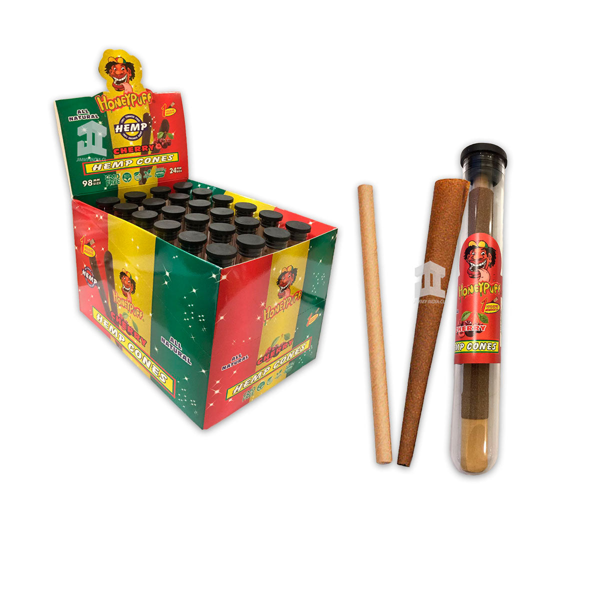 Honey Puff Hemp Cone 98 MM