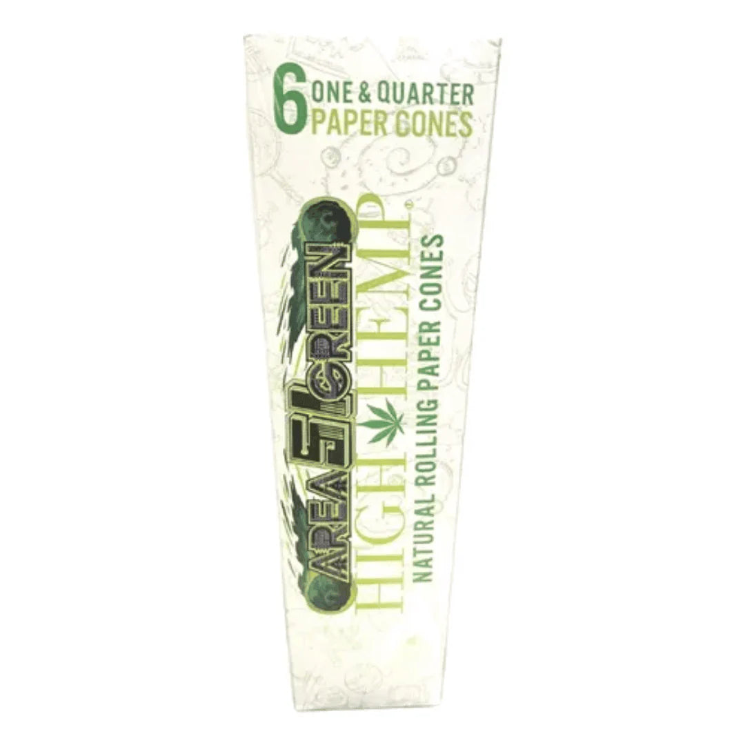 HIGH HEMP CONES AREA 51 GREEN TAMAÑO 1 1/4