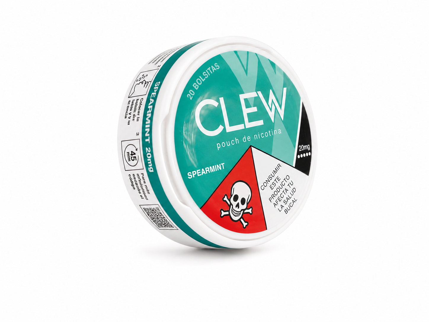 Pouches Clew 20mg de nicotina