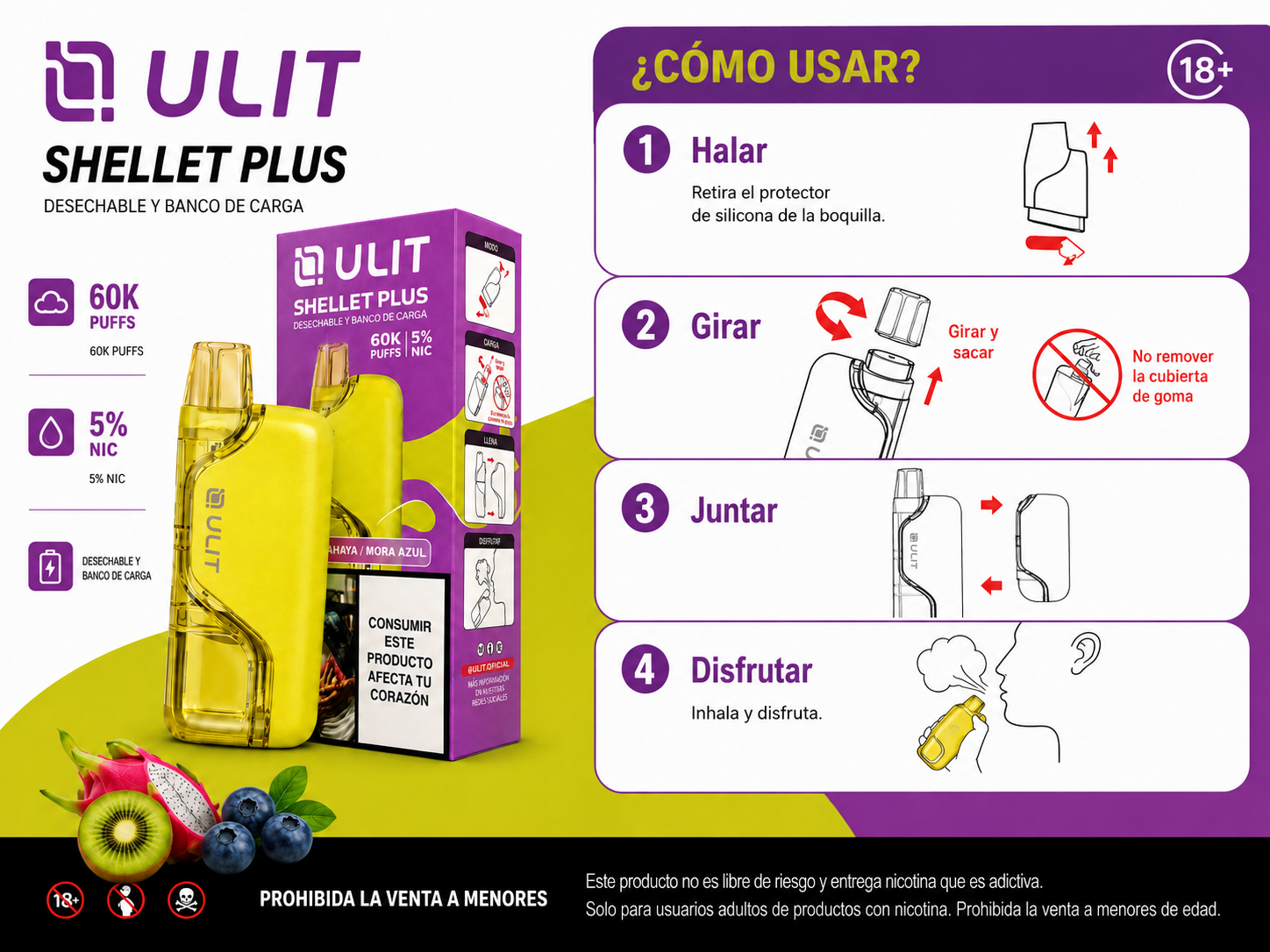 Cápsula prellenada de la marca ULIT