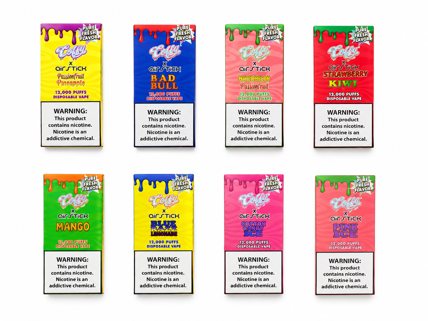 Coffy x Air Stick – Vape Desechable 12.000 Puffs