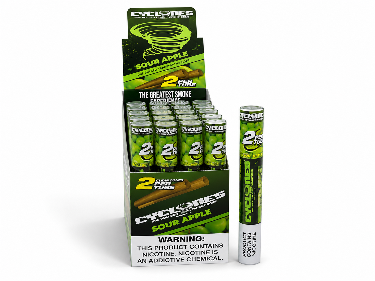 Cyclones Clear Cones – Sabores Surtidos