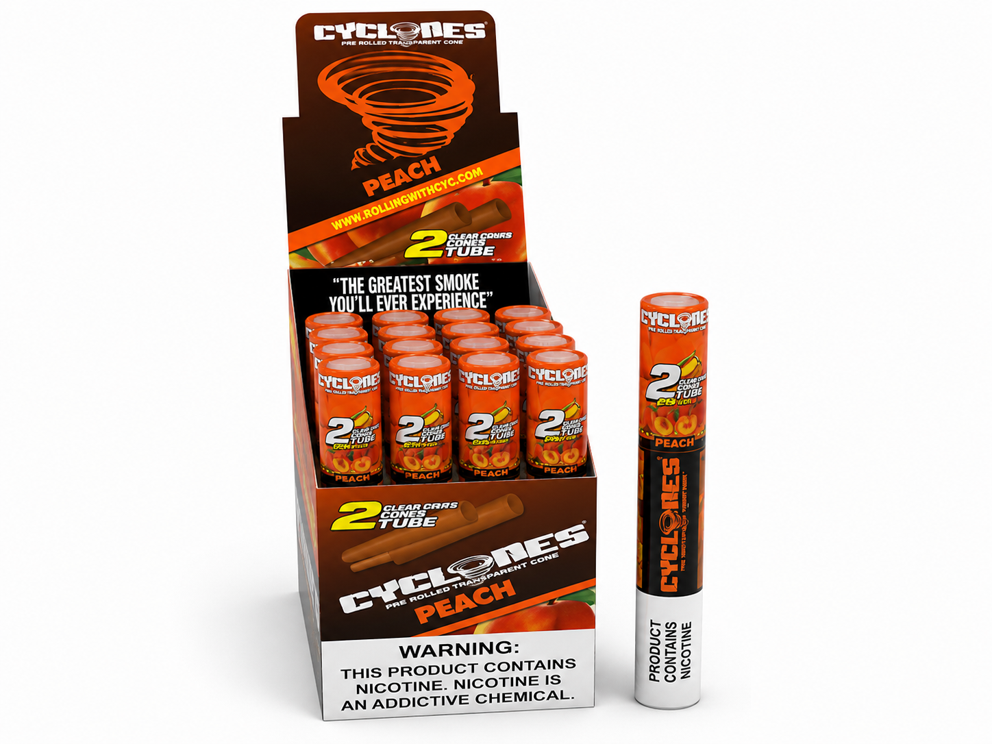 Cyclones Clear Cones – Sabores Surtidos