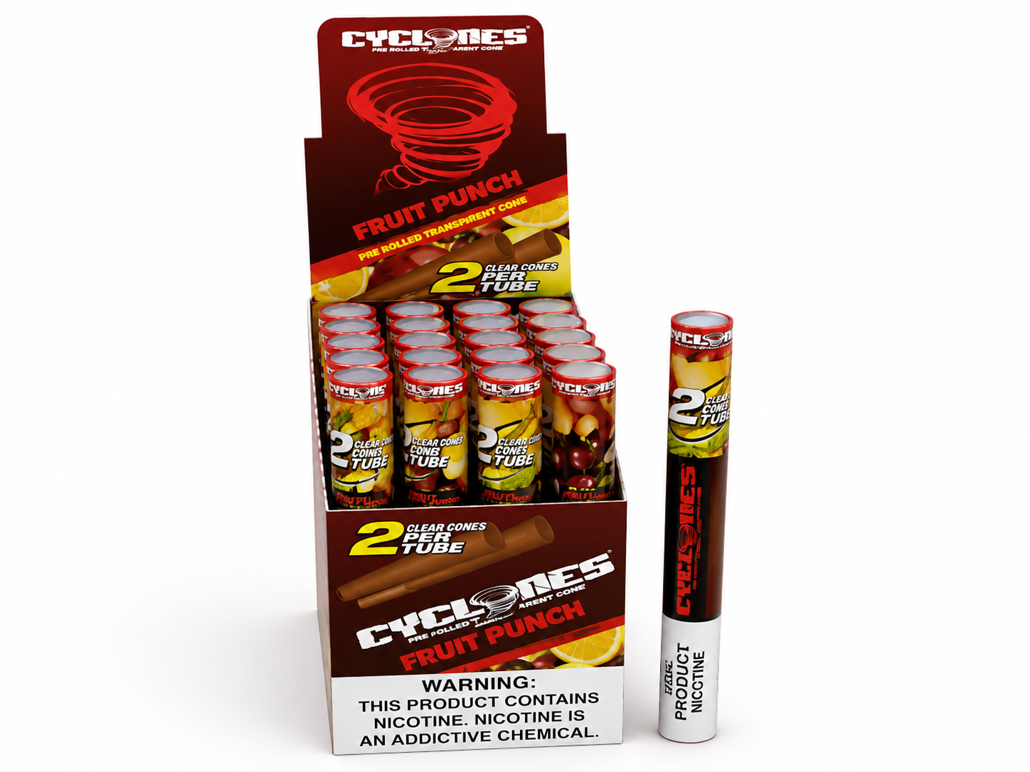Cyclones Clear Cones – Sabores Surtidos