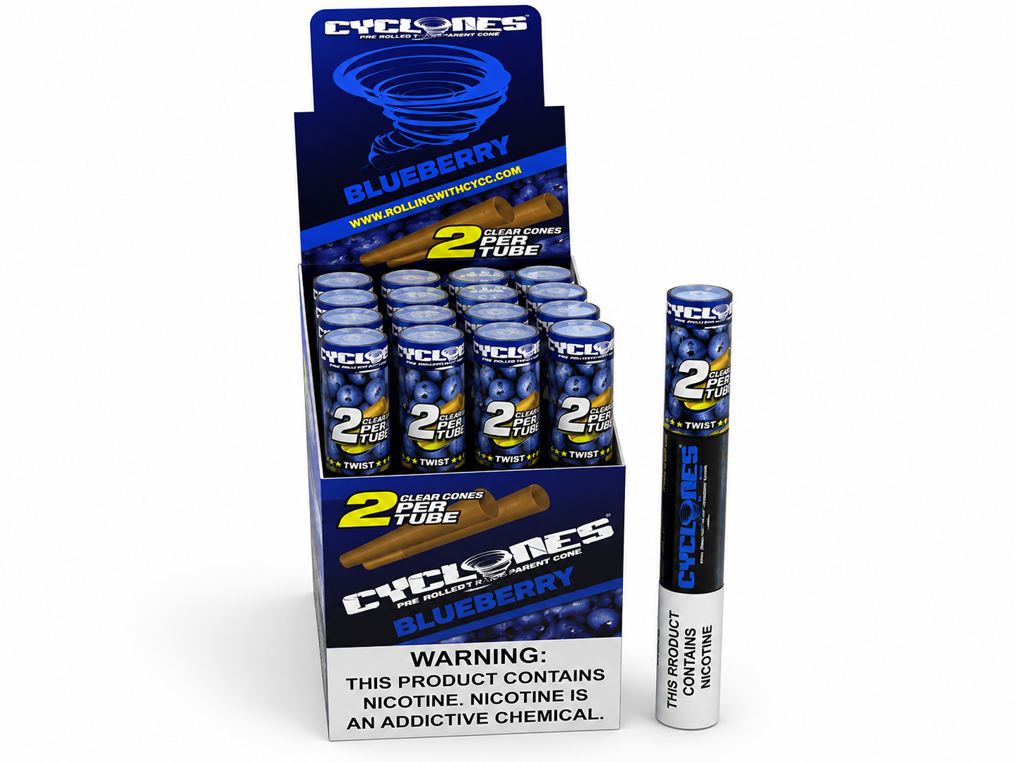 Cyclones Clear Cones – Sabores Surtidos