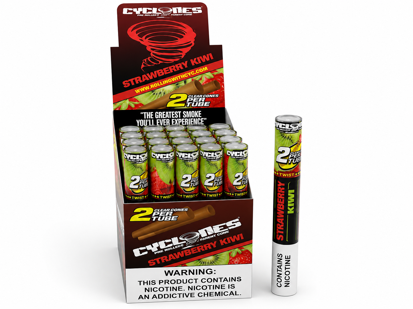 Cyclones Clear Cones – Sabores Surtidos