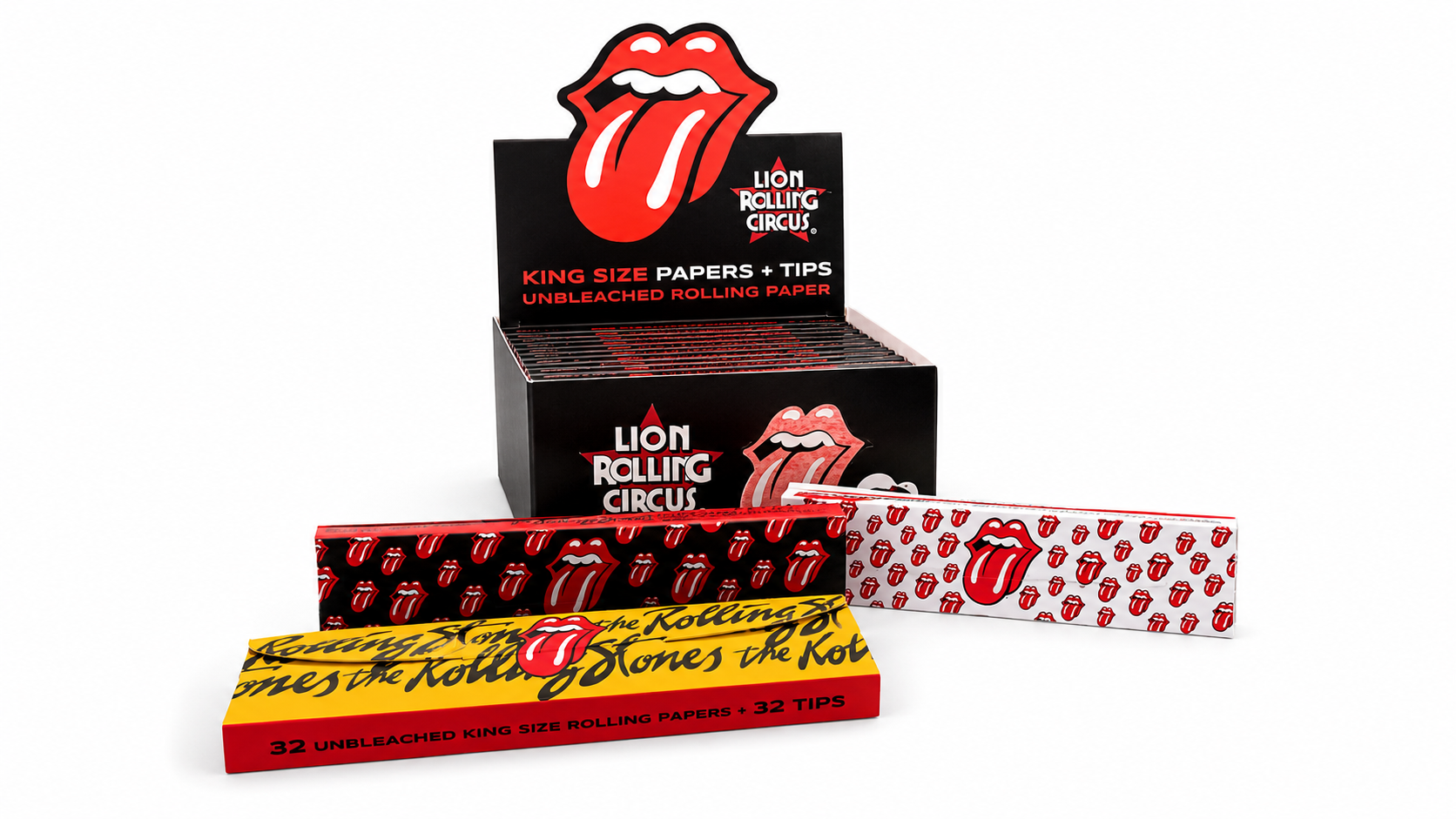 Lion Rolling Circus x The rolling Stones Rolling papers.
