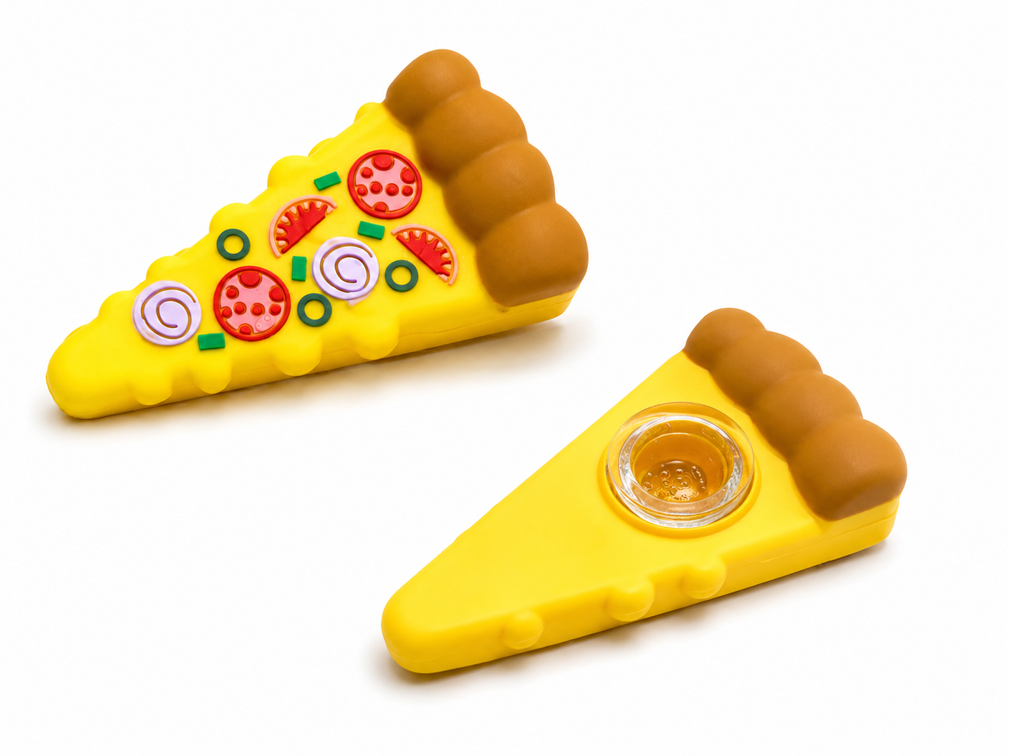 Pipa de Silicona Diseño Pizza