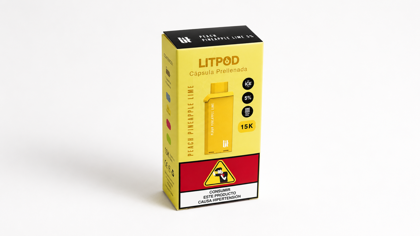 Litpod 15000 – Cápsula Prellenada