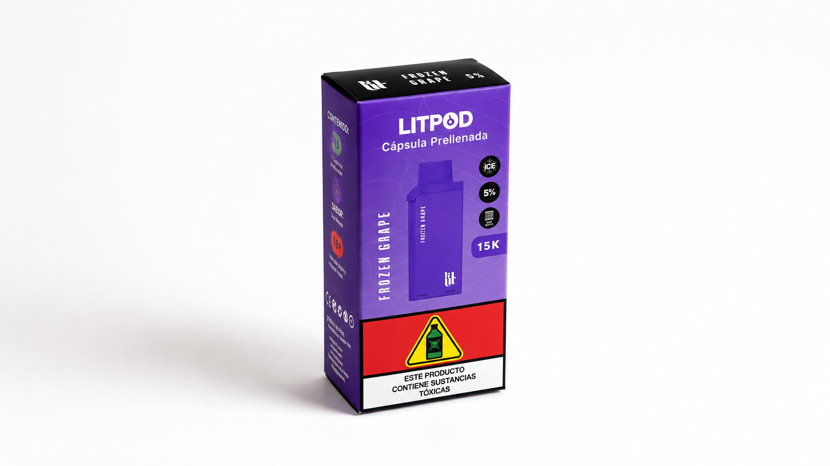 Litpod 15000 – Cápsula Prellenada