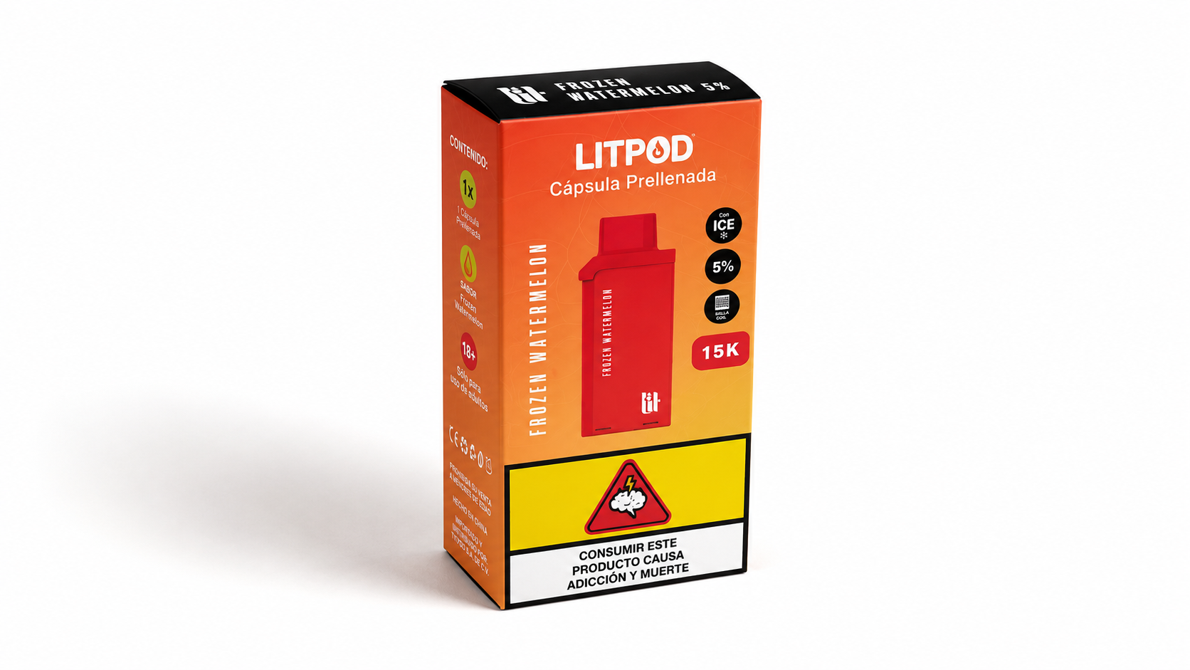 Litpod 15000 – Cápsula Prellenada