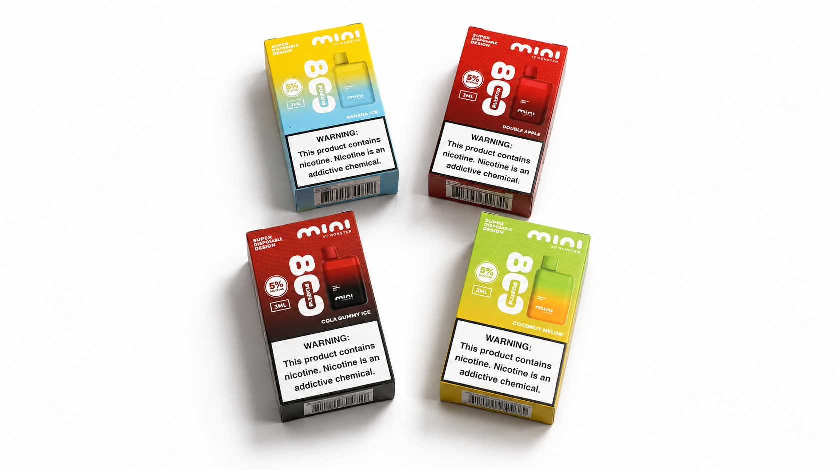 Vaporizador Mini 800 Puffs