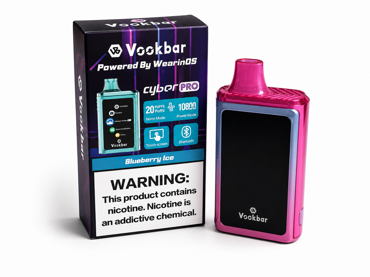 Vookbar Cyber Pro – Dispositivo de Hasta 20.000 Puffs