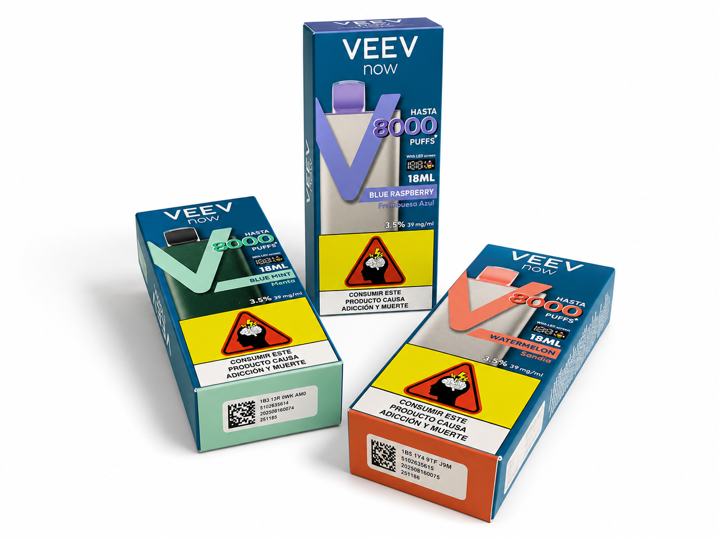 VEEV NOW 8000 – Dispositivo Desechable de Hasta 8.000 Puffs