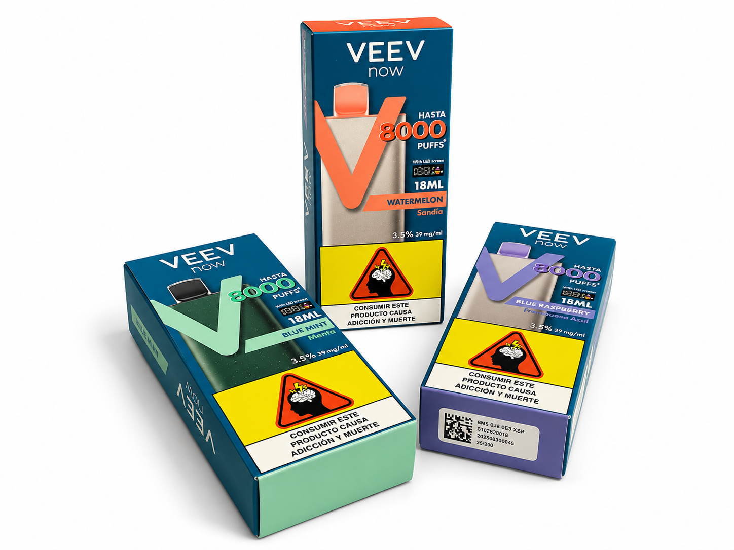VEEV NOW 8000 – Dispositivo Desechable de Hasta 8.000 Puffs
