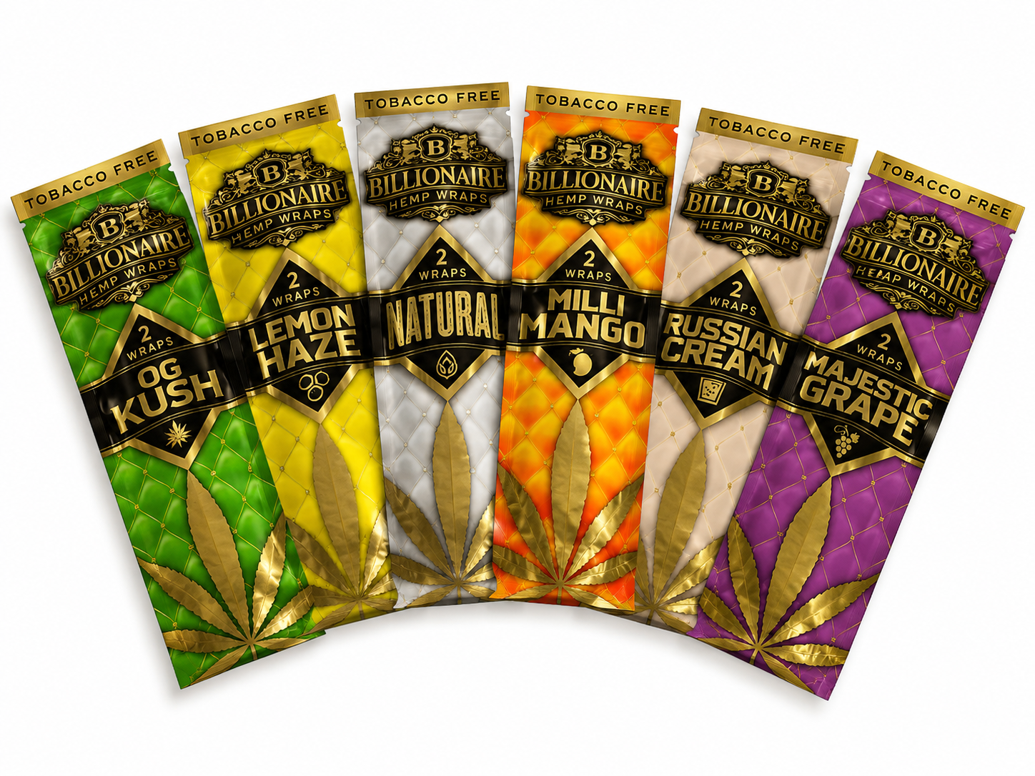 Billionaire Hemp Wraps – Blunts de Cáñamo Sin Tabaco