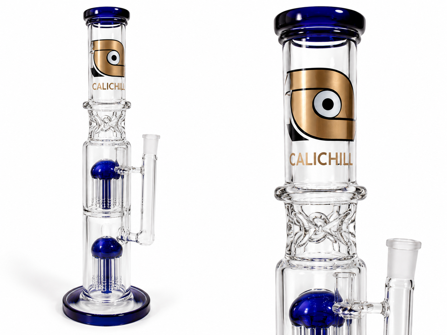 Bong de Vidrio Calichill con Doble Percolación