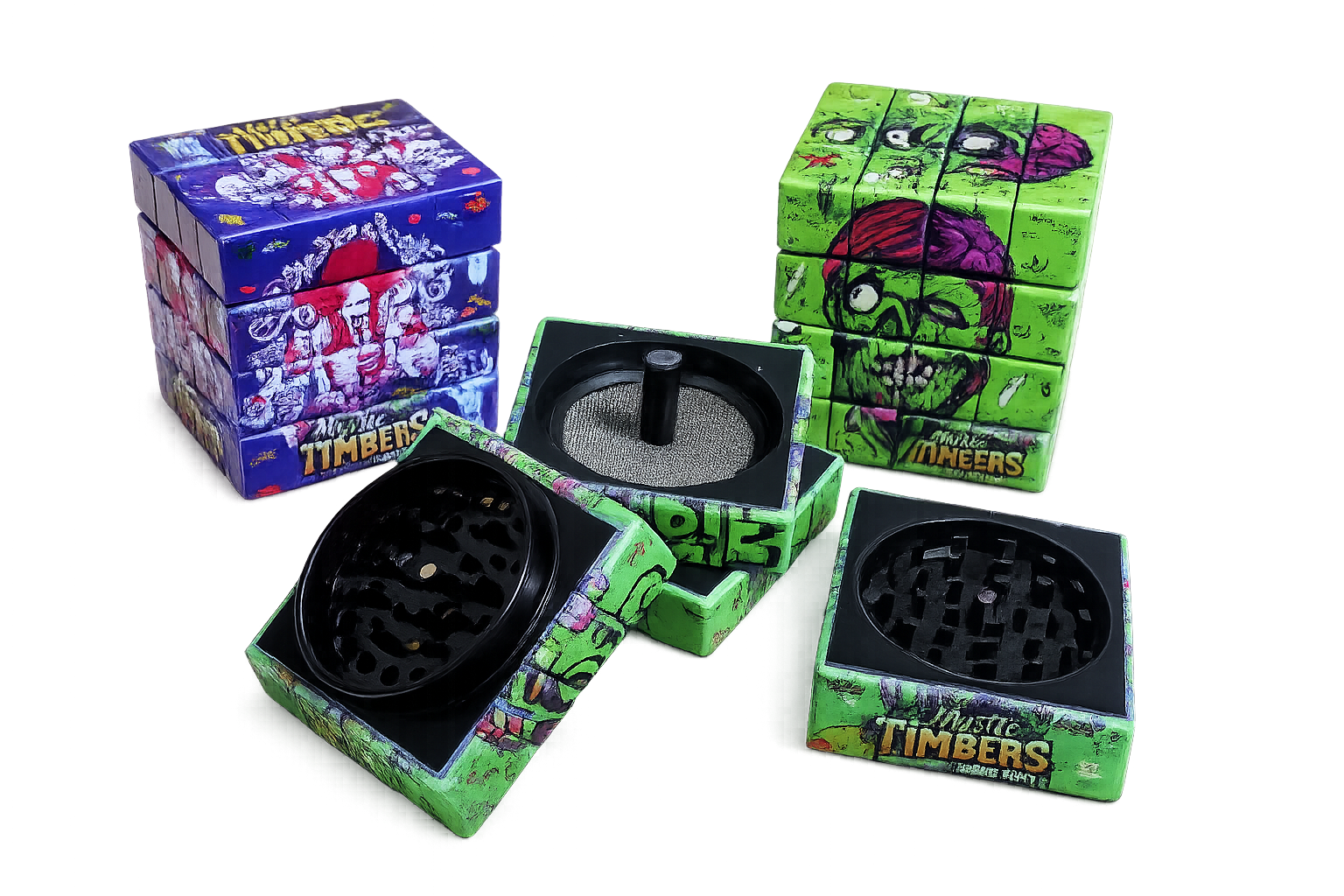 Grinder Mystic Timbers Puzzle 4 pisos