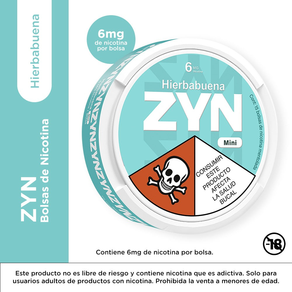 Puches Zyn 6Mg de nicotina