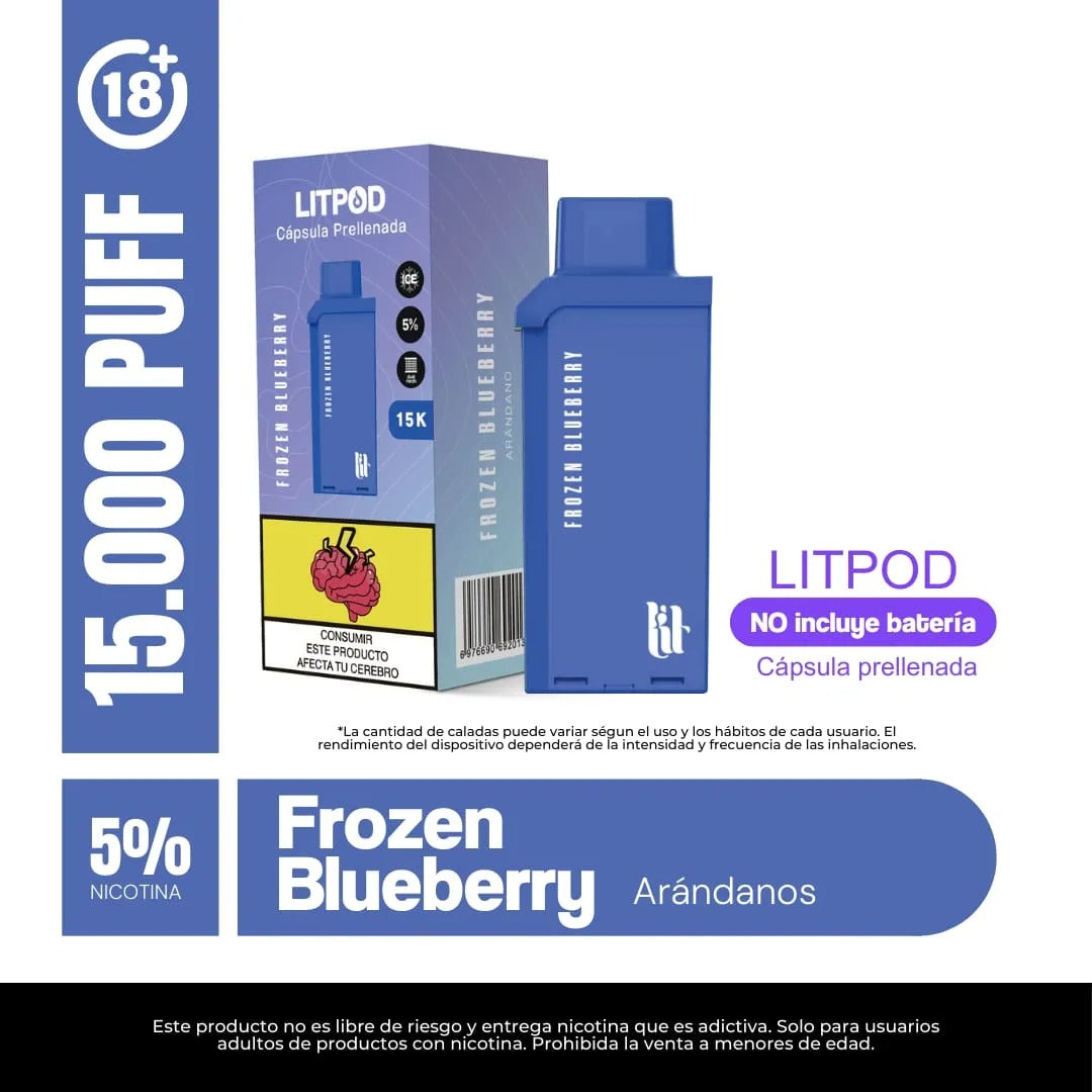 Litpod 15000 – Cápsula Prellenada