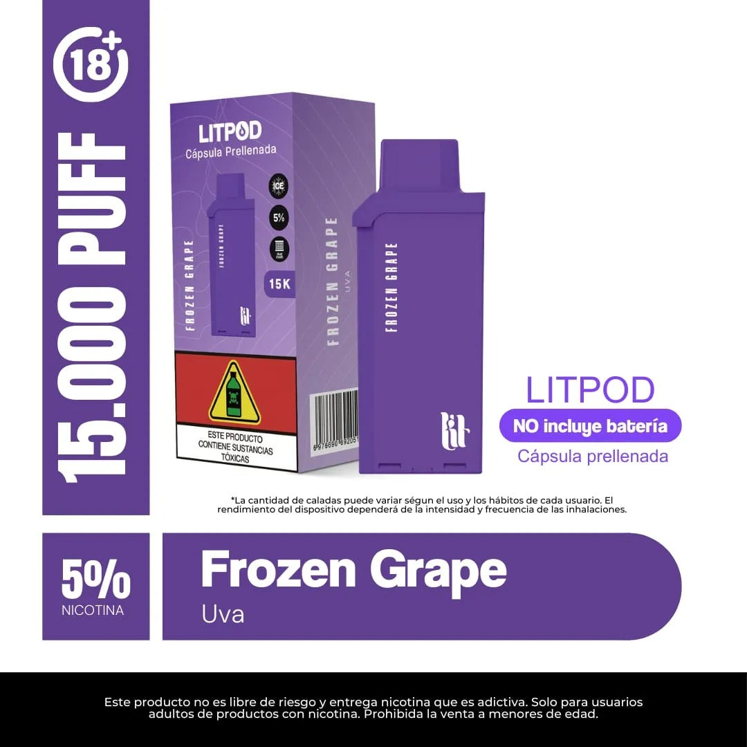 Litpod 15000 – Cápsula Prellenada