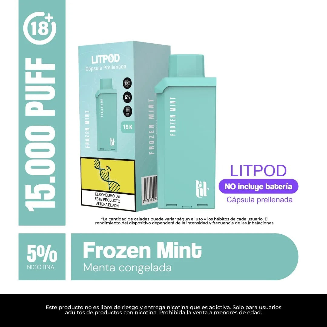 Litpod 15000 – Cápsula Prellenada
