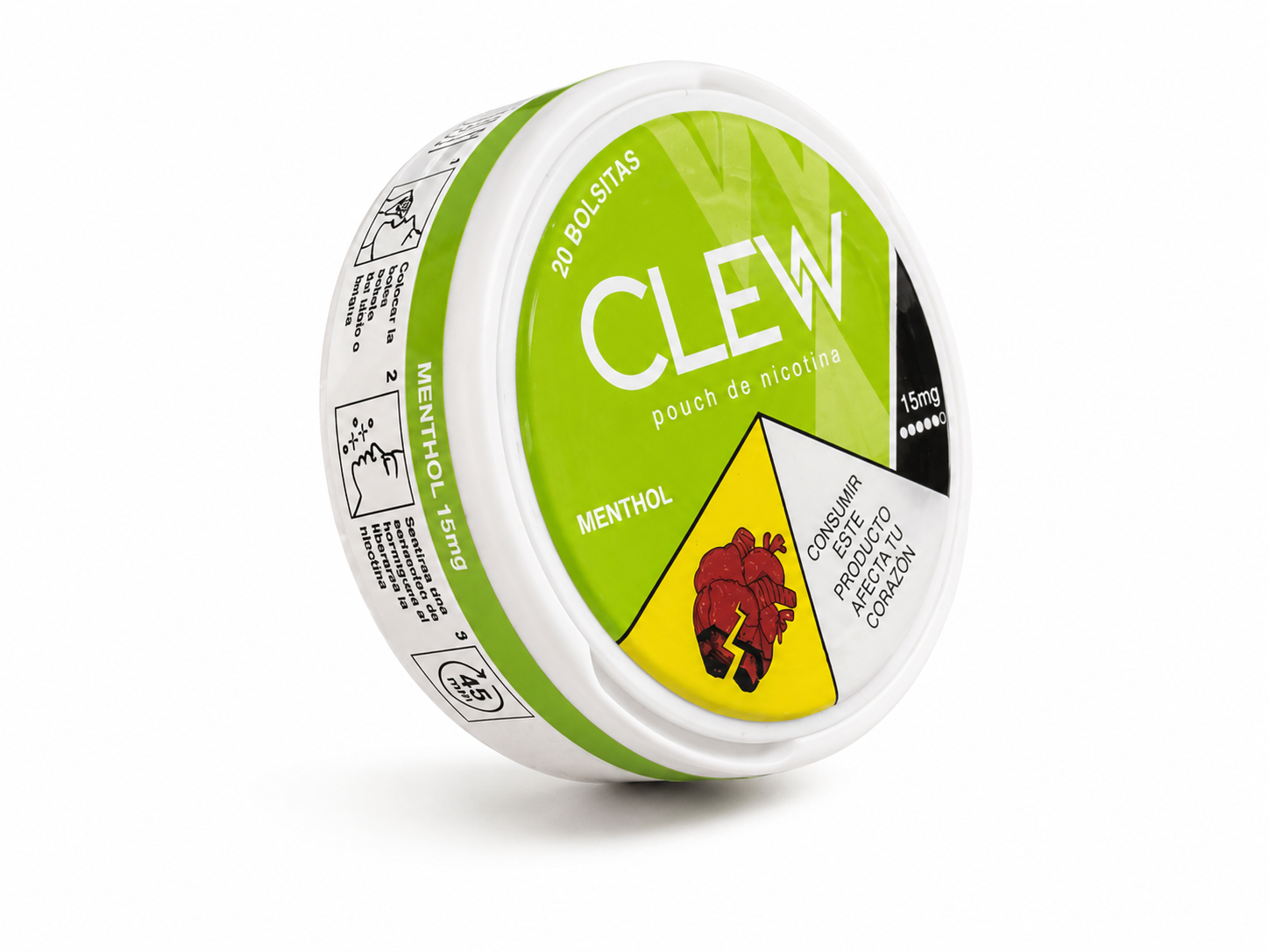 Pouches Clew 15mg de nicotina