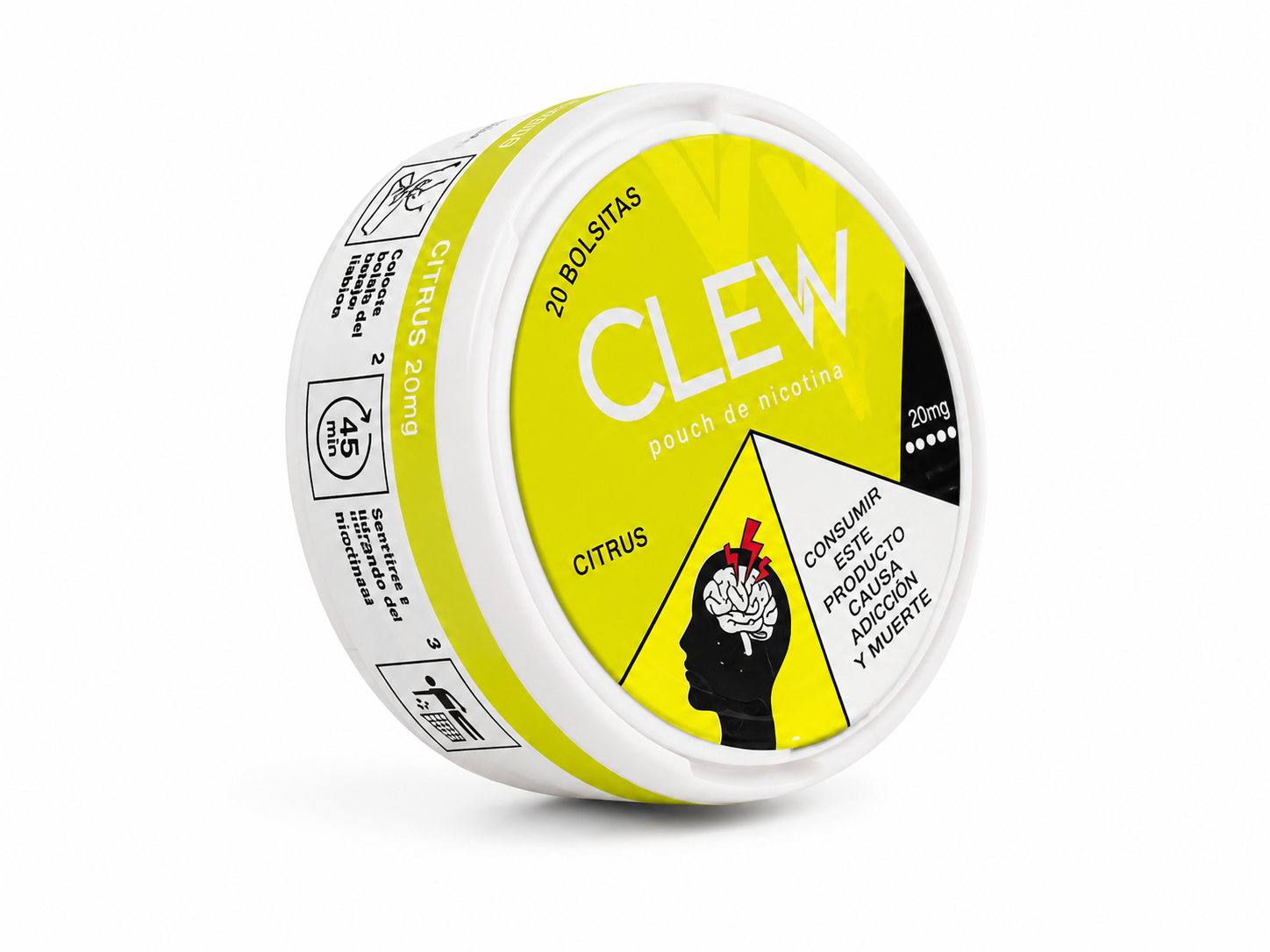 Pouches Clew 20mg de nicotina